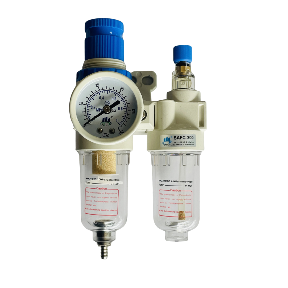 Air FRL for a UPVC machine