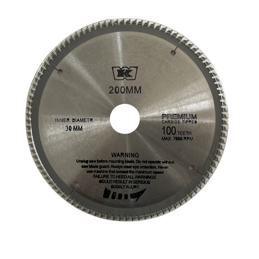 Circular saw blade for UPVC cutting or glazing bead machines